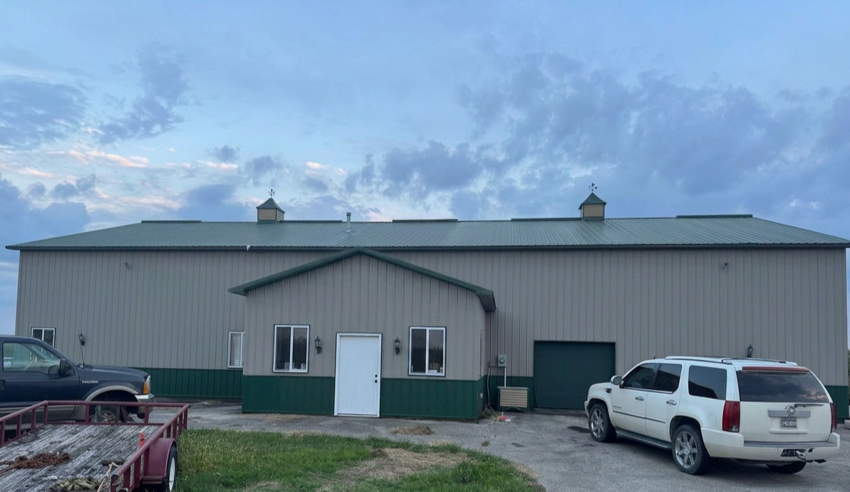 Ridge AI Midwest campus site — existing on-site building available for hyperscale data center development